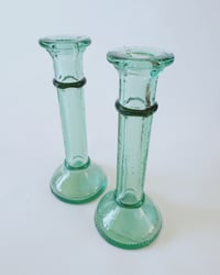 Image 5 of Vintage Seaglass Taper Holders