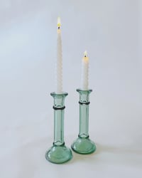 Image 1 of Vintage Seaglass Taper Holders