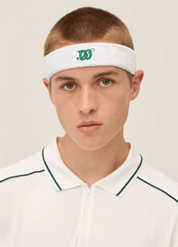 Image 2 of Kith for Wilson Terry Headband White [2025]