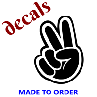 Image 1 of Peace Sign Decal