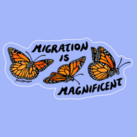 Migration is Magnificent Sticker *FUNDRAISER*