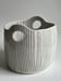 Image of porcelain striped basket