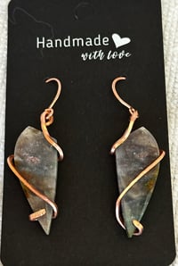 Image 3 of Grape Jasper Earrings 