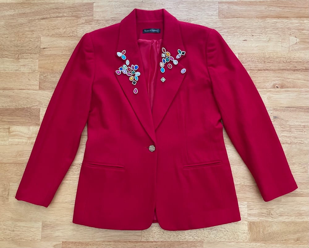 Image of Revamped Marleaux Rouge Blazer