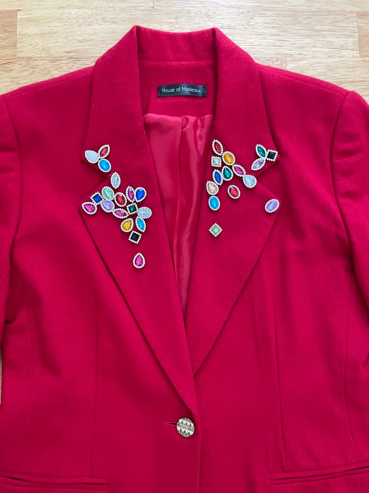 Image of Revamped Marleaux Rouge Blazer