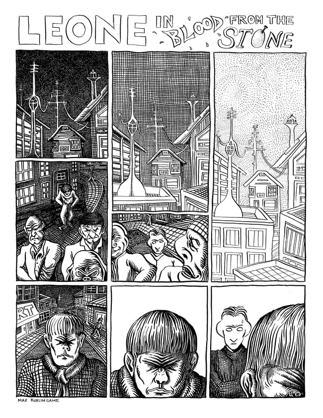 Leone in "Blood from the Stone" + other stories By Max Burlingame