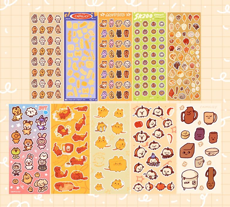 STICKERS SHEETS Image 2