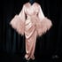 Limited Edition Ostrich "Selene" Dressing Gown, Color: "Femme" PRE-ORDER Image 4
