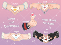 [Pre-order] Love and Deepspace LI Hand Heart Sticker 