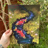 Image 2 of salmon season print