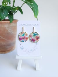 Image 2 of Watercolor Flower Discs (L)