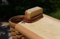 Image 2 of Bench basket, round with plastic liner