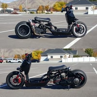 Image 2 of MOJO CUSTOMS: HONDA RUCKUS GY6 BOLT ON MOTOR MOUNT (8″ OFFSET)