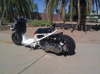 Image 3 of MOJO CUSTOMS: HONDA RUCKUS GY6 BOLT ON MOTOR MOUNT (8″ OFFSET)