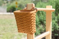 Image 1 of Bench basket, rectangular with plastic liner