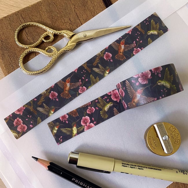 Hummingbird Washi Tape