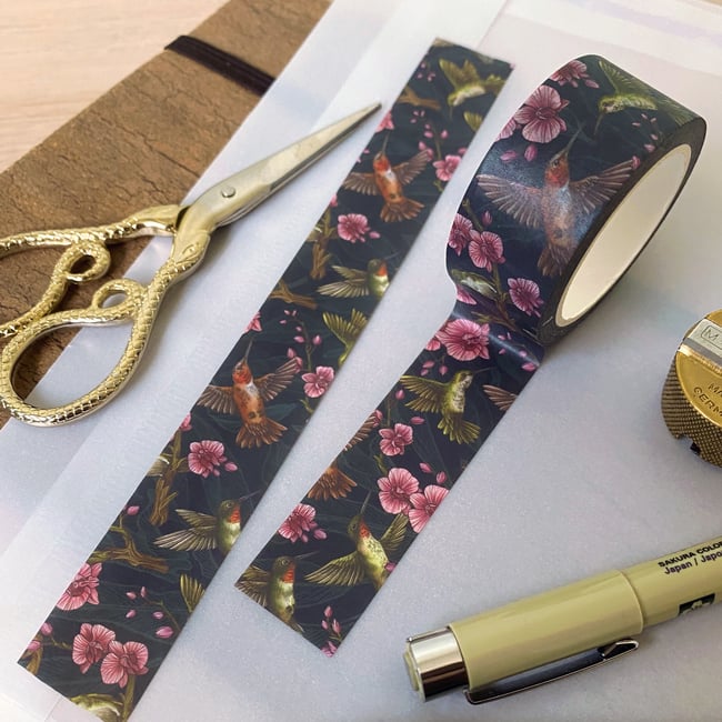 Hummingbird Washi Tape