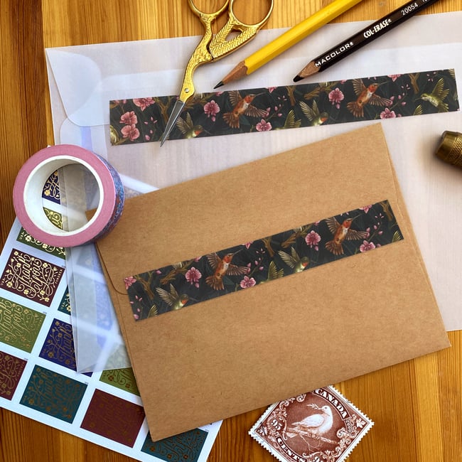 Hummingbird Washi Tape