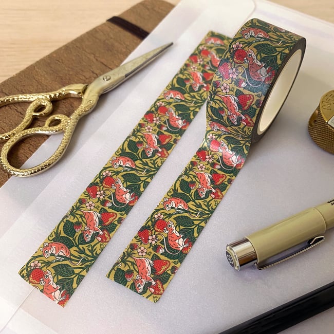 Strawberries & Mice Washi Tape