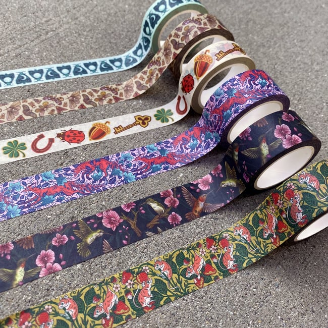 Strawberries & Mice Washi Tape