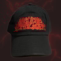 Black Hat W/ Red Logo 