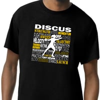 Image 4 of Discus Word track & field throws shirt