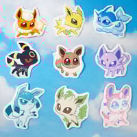 Image 1 of Eeveelution Sticker Pack !!!