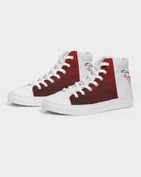 Image 3 of Tourback Red Men's Hightop Canvas Shoe