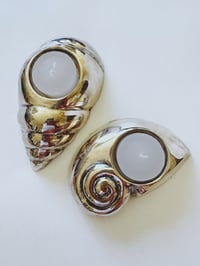 Image 1 of Silver Sea Shells Tealight Holders (Set of 2)