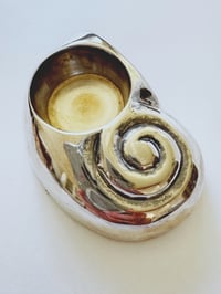 Image 2 of Silver Sea Shells Tealight Holders (Set of 2)