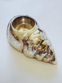 Image 3 of Silver Sea Shells Tealight Holders (Set of 2)