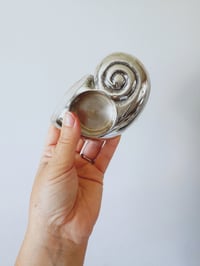 Image 4 of Silver Sea Shells Tealight Holders (Set of 2)