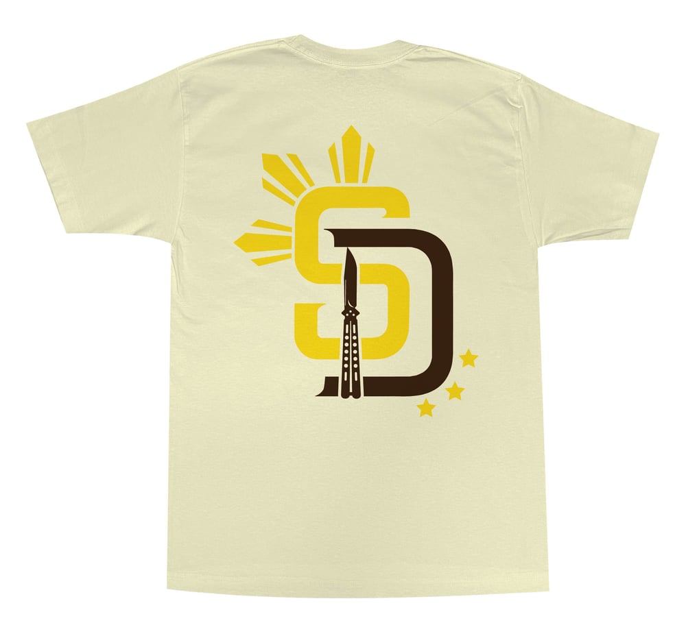 Image of "SD BALISONG" Tee (Cream)