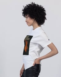 Image 3 of We Remember, We Build Tee – Freedom & Fire Edition Unisex Tee | Champion White