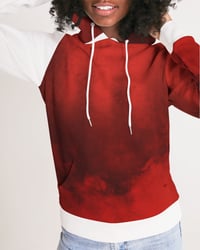 Image 4 of Tourback Red Women's All-Over Print Hoodie