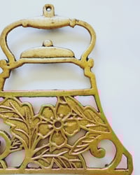 Image 3 of Vintage Brass Teapot Trivet