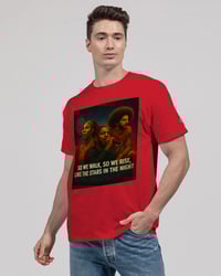 Image 1 of Stars in the Night– Freedom & Fire Edition Unisex Tee | Champion Red