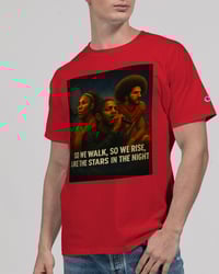 Image 2 of Stars in the Night– Freedom & Fire Edition Unisex Tee | Champion Red