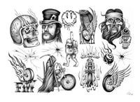 Image 1 of Jason Scarr – Hand-Drawn Flash Sheet