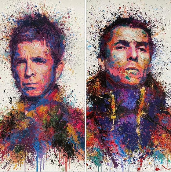 Image of Liam/Noel Supersonic A1 set