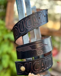 Image 1 of Original Tom Fugle Ducati Leather Belt 