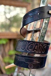 Image 2 of Original Tom Fugle Ducati Leather Belt 
