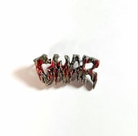 Image 1 of Tour Exclusive 2013 Blood Spattered GWAR Enamel Pin