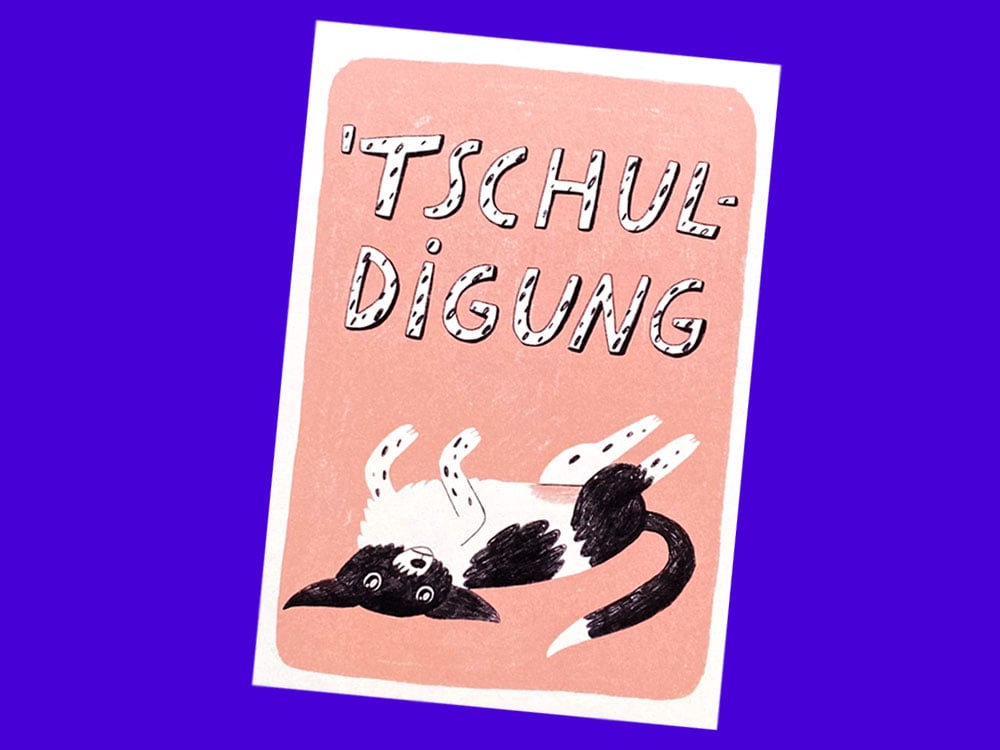 Image of POSTKARTE Tschuldigung