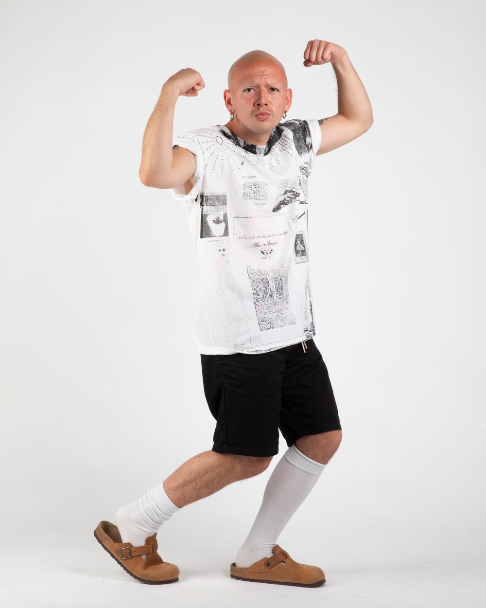 e. Piano Forte White T-shirt