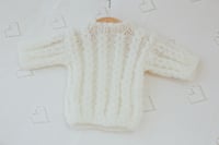 Image 4 of Cable Knit Newborn Jumper 