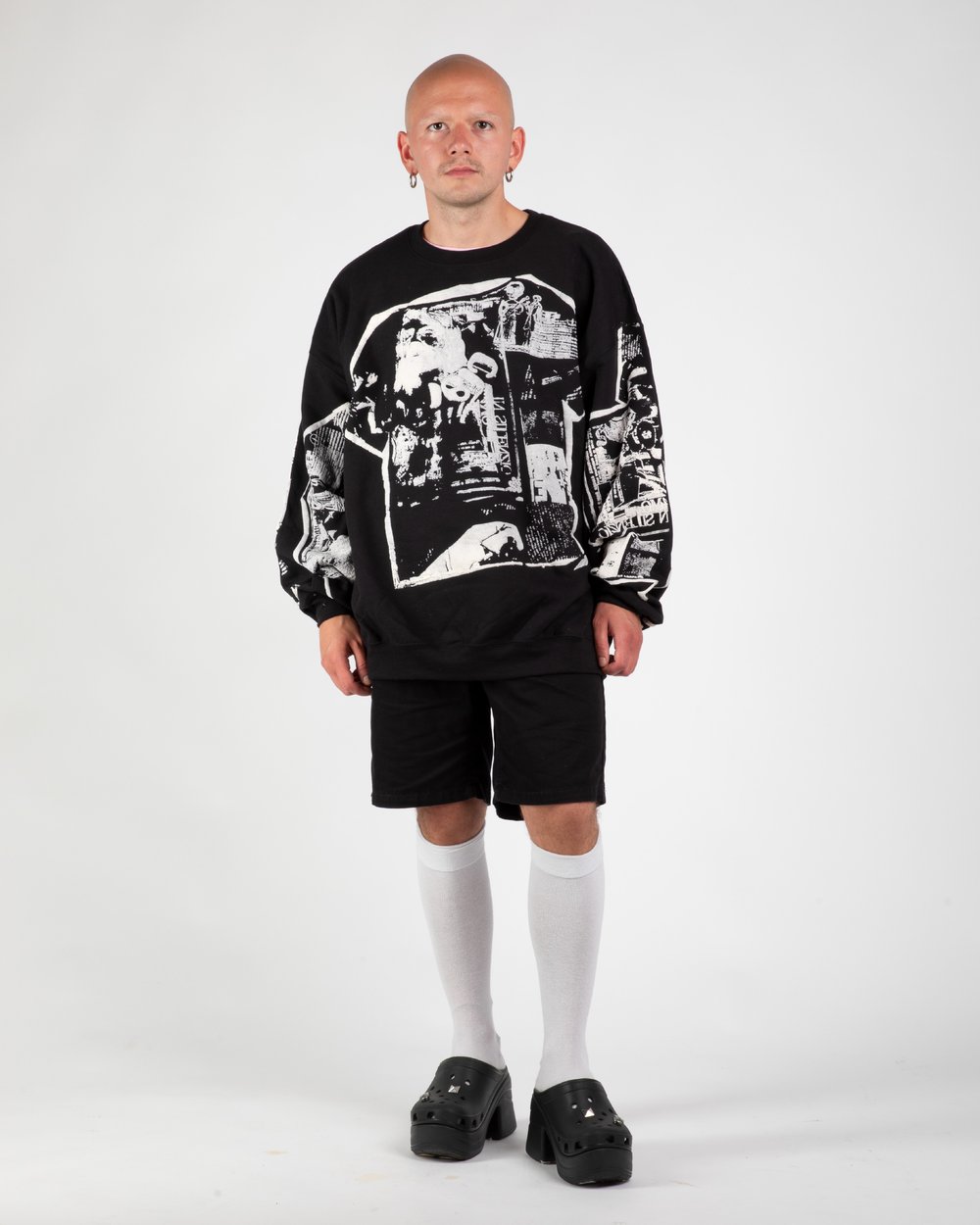 a. Amo in Silenzio Black Sweater