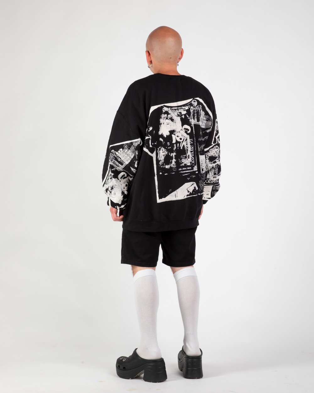 a. Amo in Silenzio Black Sweater