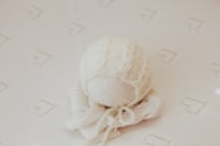 Image 3 of Cable Knit Bonnet 
