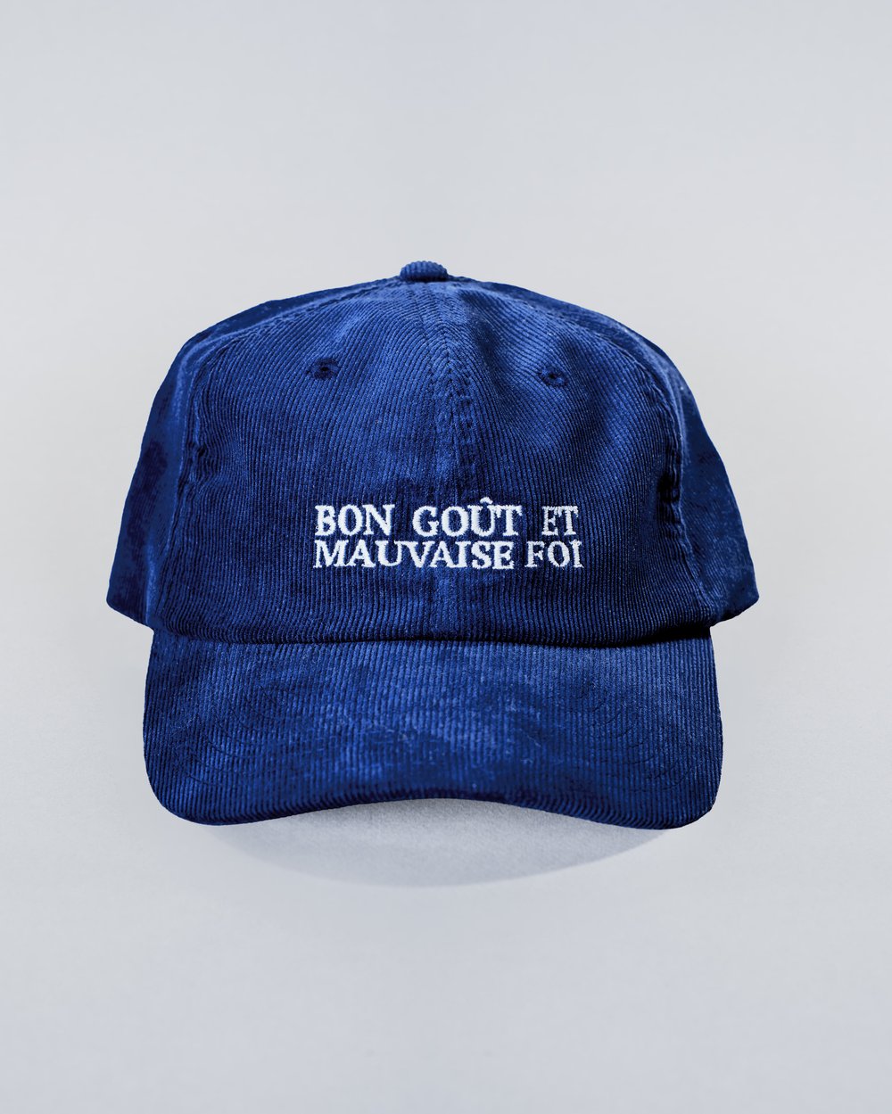 Casquette "BON GOÛT ET MAUVAISE FOI"